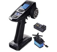 Carson 500500120 FS 4K Reflex Wheel Pro 4 2.4GHz LCD 6kg Servo - Accessoires RC, Accessoires pour modèles réduits, Tuning Set, radiocommande RC, Noir
