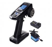 Carson 500500120 FS 4K Reflex Wheel Pro 4 2.4GHz LCD 6kg Servo - Accessoires RC, Accessoires pour modèles réduits, Tuning Set, radiocommande RC, Noir