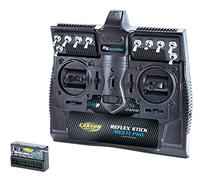 Carson 500501003 Reflex Stick Multi Pro 2.4 GHz 14 canaux - Système de télécommande 14 canaux, télécommande avec récepteur pour modèles réduits de véhicules