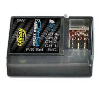 Récepteur 4 canaux Carson Modellsport Reflex Wheel Pro 3 2,4 GHz Système de connecteur Uni (Graupn
