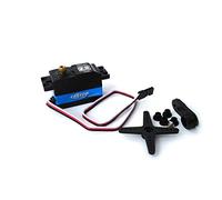 Carson 500502047 Servo CS-6 Waterproof LP.MG/6kg / JR - Accessoires pour Voitures télécommandées, étanche, servomoteur, servo de Direction et servo puissants, modélisme