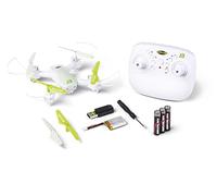 Carson 500507176 X4 Drone Quadricoptère 210 2,4GHz 100% RTF - prêt à Voler, RC Quadrirotor téléguidé, avec Piles et télécommande, Mini Drone pour Enfants et débutants, Blanc.