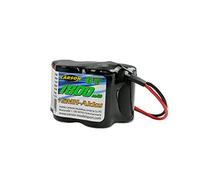 Carson 500608230 Batterie récepteur NiMH 6V / 1800mAh Hump Bec - Rechargeable, avec Prise Tamiya, Batterie pour Voiture RC, Haute qualité, modélisme