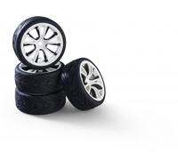 Carson 500900183 - 1:10 Jeu de Roues M Design (4) Walker/Noir - Neuf
