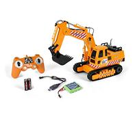 Carson 500907281 Pelle sur chenilles 1:20 2.4G 100% RTR-véhicule de Construction télécommandé, avec Fonctions, Batteries incluses, pour Les Enfants à partir de 8 Ans, Orange
