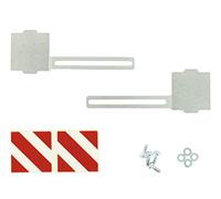 Carson 500907448 Panneau d'avertissement en Aluminium avec décor (2), Accessoires pour camions Tamiya, pièces de Rechange, pièces de Tuning, modélisme, fabriqué en Allemagne