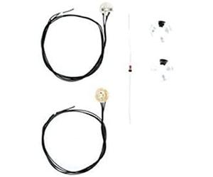 Carson 500907555 Platine LED Angel Eyes 1:14 Blanc 7,2/12 V RC Accessoires pour camions Tamiya Pièces de Rechange, pièces de Tuning, modélisme, fabriqué en Allemagne