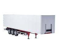 Carson 500907792 1:14 Ver.III Remorque de Valise 3 Axes Blanc - Camion RC, pièces de Rechange, pièces de Tuning, Accessoires, modélisme, échelle 1:14, remorque de Camion