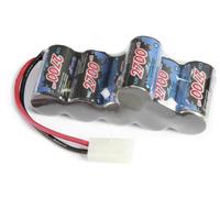 Carson 6X NiMH 2700mAh Hybride Nickel Metal 2700mAh 7.2V Batterie Rechargeable -
