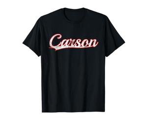 Carson California Nevada Vintage Varsity Distressed T-Shirt