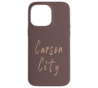 Carson City Nevada Design Vintage élégant Coque pour iPhone 14 Pro Max