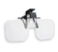 Carson Clip and Flip loupe pour lunettes avec fonction de serrage, grossissement de 1,5x (OD-10)