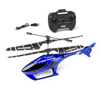 Carson Cyber Copter IR 2Ch RTF Bleu - Hélicoptère, pour débutants, RC Heli, Jouet télécommandé, Remote Controled