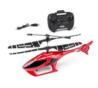 Carson Cyber Copter IR 2Ch RTF Rouge - Hélicoptère, pour débutants, hélicoptère RC, Jouet télécommandé, télécommandé