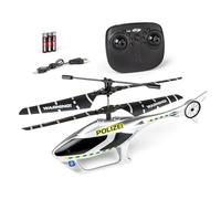 Carson Cyber Copter Police 2,4 GHz 100% RTF - Hélicoptère, pour débutants, hélico RC, Jouet télécommandé, télécommande RC
