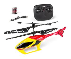Carson Cyber Copter Rescue 2,4 GHz 100% RTF - Hélicoptère, pour débutants, hélico RC, Jouet télécommandé, télécommande RC