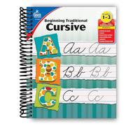 Carson Dellosa Beginning Traditional Cursive Handwriting Workbook for Kids, Handwriting Practice for Cursive Alphabet and Numbers (Learning Spot)