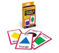 Carson Dellosa Colors and Shapes Flash Cards-Double-Sided, Essential Shapes, Basic Colors, Names With Illustrations, Early Math and Reading Comprehension Practice Set (54 pc)