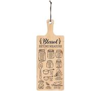 Carson Home Accents Lot de 2 planches de service Bénis au-delà de la mesure (49 1/4" x 7 1/2")