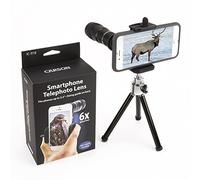 Carson HookUpz Adaptateur Smartphone Universel Pour Applications de Digiscopie Avec Téléobjectif 6 x 18 mm Et Petit Trépied
