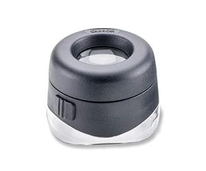 Carson LED VersaLoupe - loupe de mise au point d’un grossissement de 10x avec fonction éclairage par LED (LH-50)