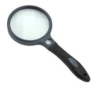 Carson loupe à main avec poignée en caoutchouc 2x90mm