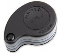 Carson Loupe TriView TV-36 pliante avec étui incorporé, grossissements 3x/5,5x/8,5x