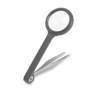 Carson MagniGrip loupe à main compacte avec une pince incorporée, grossissement de 4,5x (MG-55)