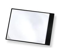 Carson Magnisheet, Loupe Rectangulaire, Flexible Lentille Fresnel, Grossissement 2x-Carson