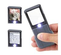 Carson MiniBrite loupe à éclairage LED asphérique avec housse coulissante protectrice (PO-55)