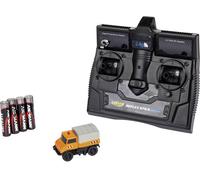 Carson Modellsport 500504125 MB Unimog U406 Kommunal 1:87 Auto RC électrique Camion avec accu, chargeur et piles pour lémetteur