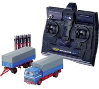 Carson Camion RC MB 1620 échelle 1:87 – 100% RTR – Télécommande 2,4 GHz – Éclairage LED – Bleu