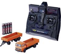 Carson Modellsport 500504159 MB 1620 Plane mit Anhänger 1:87 Auto RC électrique Camion avec accu, chargeur et piles pour lémetteur