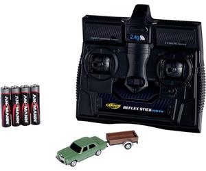 Carson Modellsport 500504169 1:87 Auto RC électrique Voiture de tourisme propulsion arrière avec accu, chargeur et piles pour lémetteur