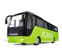 Carson Bus radiocommandé électrique 907342 FlixBus avec accu, chargeur et piles pour l'émetteur