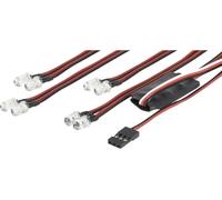 Carson Modellsport Kit déclairage rouge, blanc 4.4 - 6 V 500906240