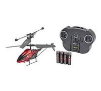 Carson Mini hélicoptère RC Nano Tyrann 500507070 – RTF, télécommande IR 2 canaux, pour enfants, rouge