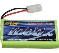 Carson Batterie de Rechange NiMH 9,6 V 1000 mAh avec fiche Tamiya pour véhicules radiocommandés