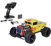 Carson Modellsport Rodstar RTR multicolore 1:10 Auto RC électrique Monstertruck prêt à fonctionner (RtR) 2,4 GHz avec effet lumineux