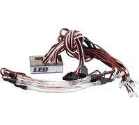 Carson Modellsport Unité déclairage blanc, jaune, rouge, bleu 4 - 6 V/DC 500906153