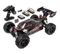 Carson Modellsport Virus 4.2 XL noir, rouge 1:8 Auto RC électrique Buggy 100% RtR 2,4 GHz avec accu, chargeur et piles