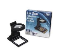 Carson Optical Métal Lin test loupe 6X 20mm Puissance objectif