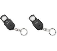 CARSON Porte clé - loupe 7X (Lot de 2)