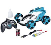 Carson RC Sport 404227 Drift Burner Véhicule RC débutant électrique Monstertruck 4 roues motrices (4WD) avec accu, chargeur et