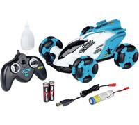 Carson RC Sport 404227 Drift Burner Véhicule RC débutant électrique Monstertruck 4 roues motrices (4WD) avec accu, chargeur et piles pour lémetteur