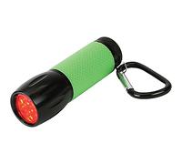 Carson Lampe de poche RedSight Pro SL-33 LED rouge — poignée caoutchouc phosphorescente