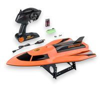 Carson Sea Ray - Bateau RC RTR 2,4 GHz à Double Moteur avec LED, Orange