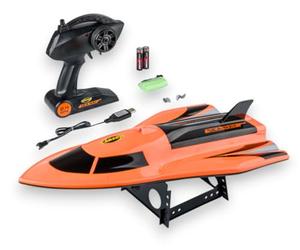 Carson Sea Ray - Bateau RC RTR 2,4 GHz à Double Moteur avec LED, Orange