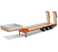 Carson Semi-remorque Goldhofer STN-L3 1:14 surbaissée, rampe pliable, compatible Tamiya, non peint
