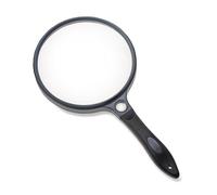 Carson SureGrip loupe à main avec une poignée douce en caoutchouc, grossissement de 2x, et une petite lentille incorporée, grossissement de 11,5x (SG-14)